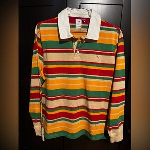 Puma / AC Milan Collab Multicolor Men’s size M Striped Shirt